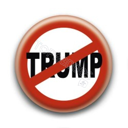 Badge Non à Trump