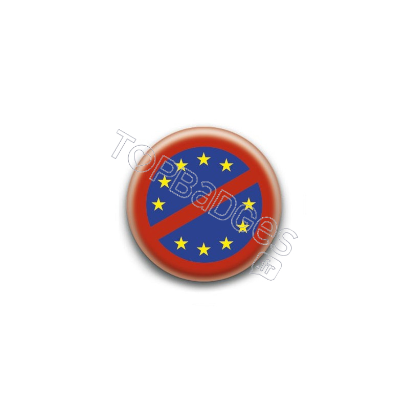 Badge Non à l'Europe