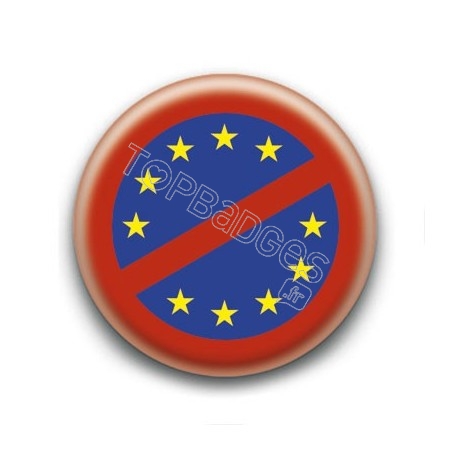 Badge Non à l'Europe