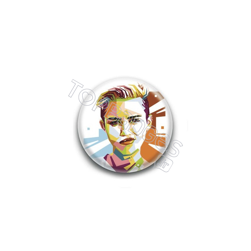 Badge : Graphique, chanteuse Miley Cyrus