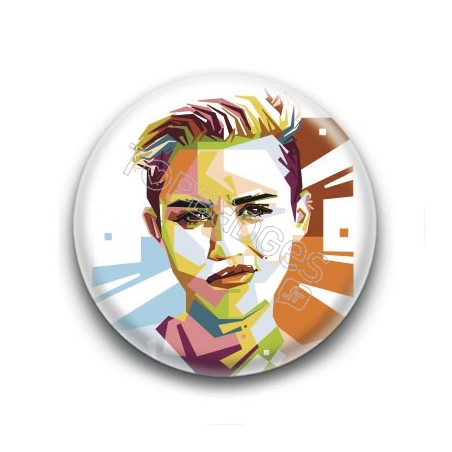 Badge : Graphique, chanteuse Miley Cyrus