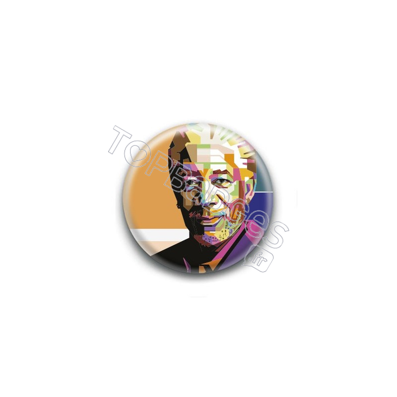 Badge : Graphique, acteur Morgan Freeman