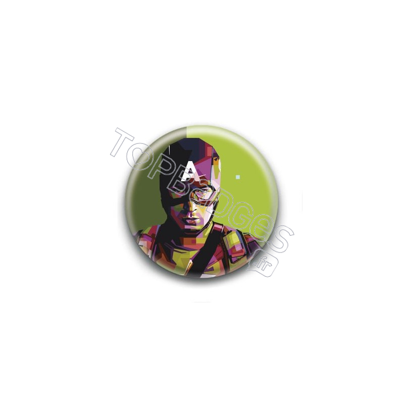 Badge : Captain America graphique