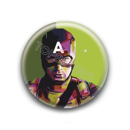 Badge : Captain America graphique
