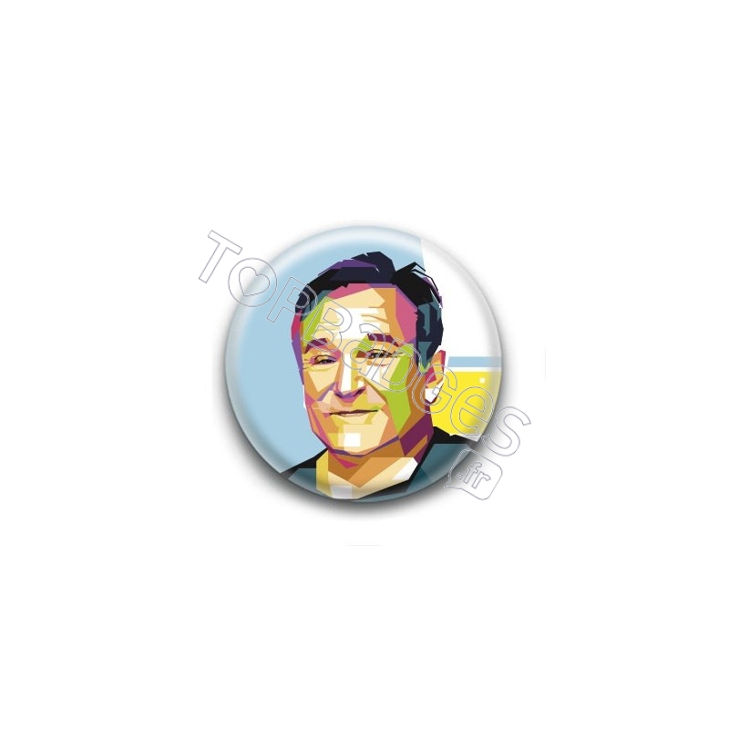 Badge : Graphique, acteur Robin Williams