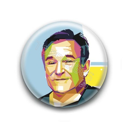 Badge : Graphique, acteur Robin Williams