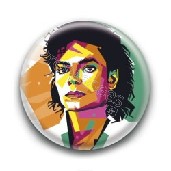 Badge : Graphique, chanteur Michael Jackson