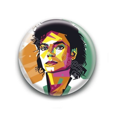 Badge : Graphique, chanteur Michael Jackson