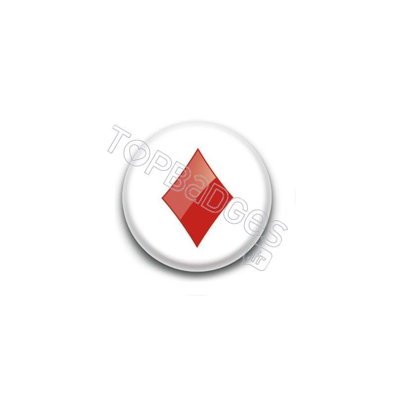 Badge : Carreau rouge