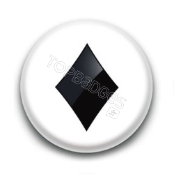Badge : Carreau noir