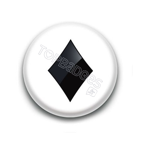 Badge : Carreau noir