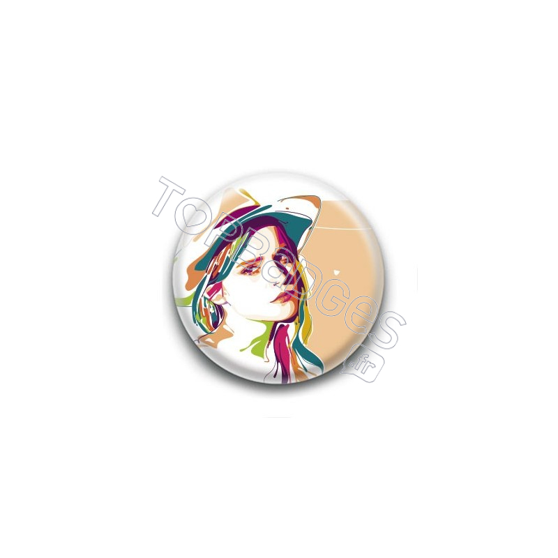 Badge : Graphique, actrice Emma Watson