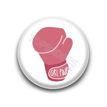 Badge : Girl power, boxe