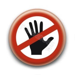 Badge : Ne pas toucher