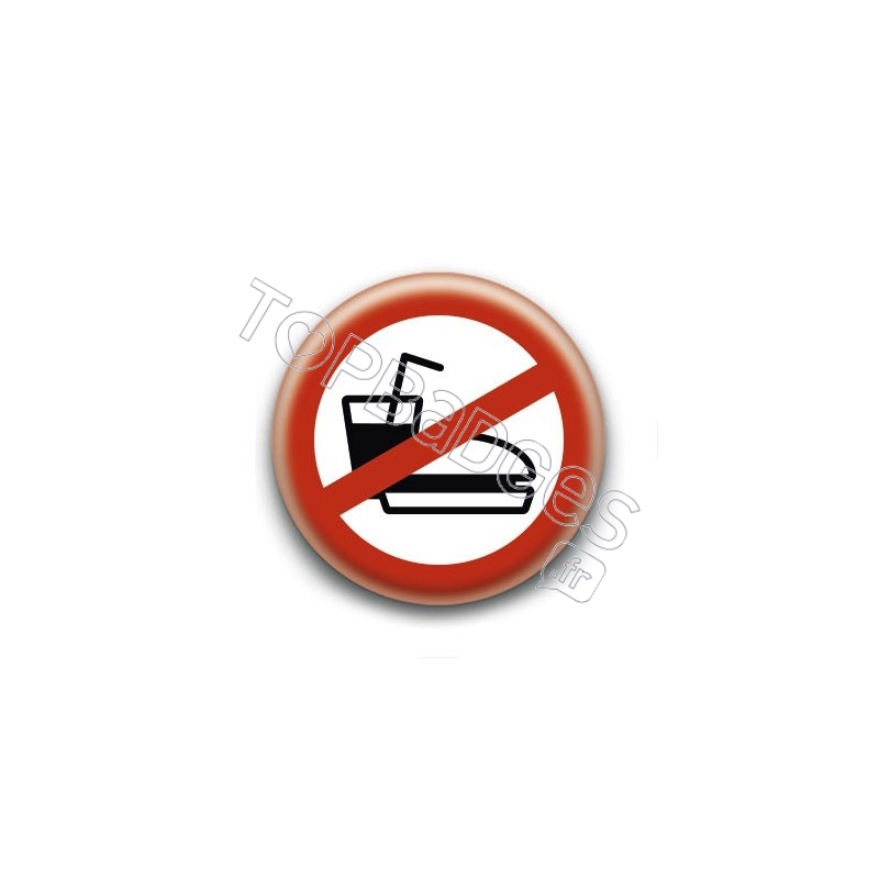 Badge : Nourriture interdite