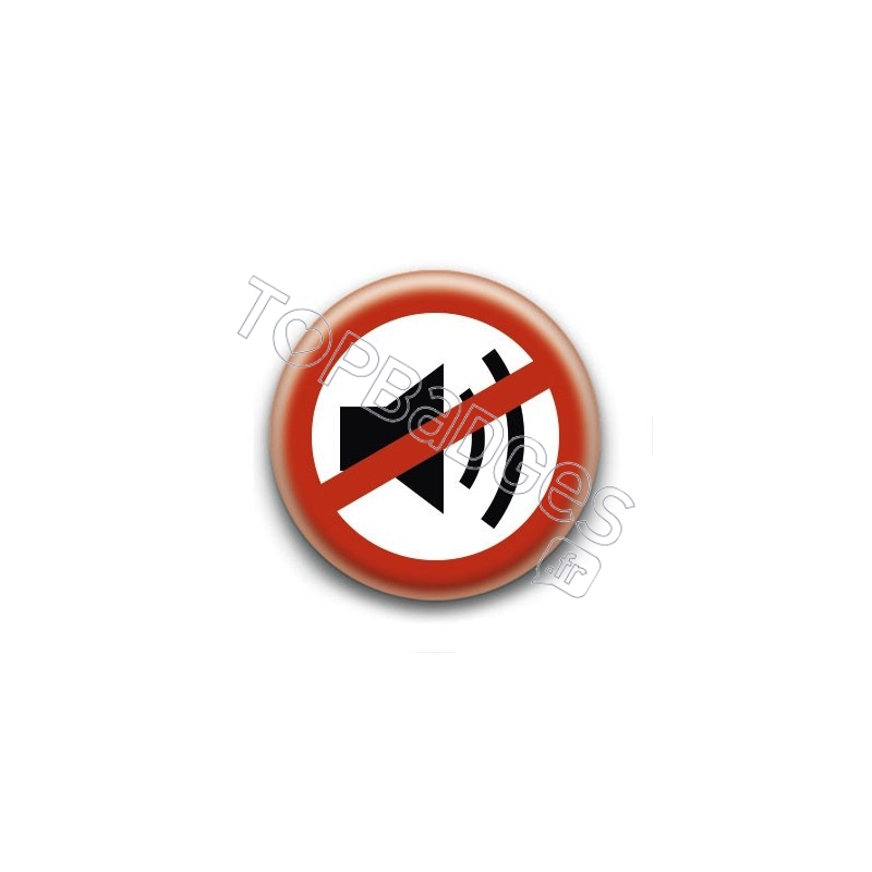 Badge : Musique interdite