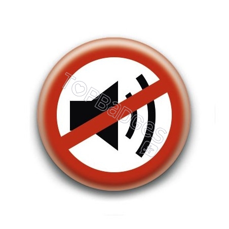 Badge : Musique interdite