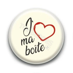 Badge : J'aime ma boîte