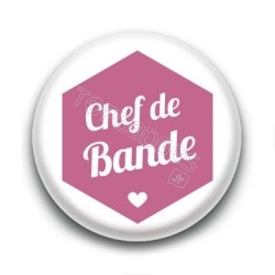 Badge : Hexagone rose, Chef de Bande