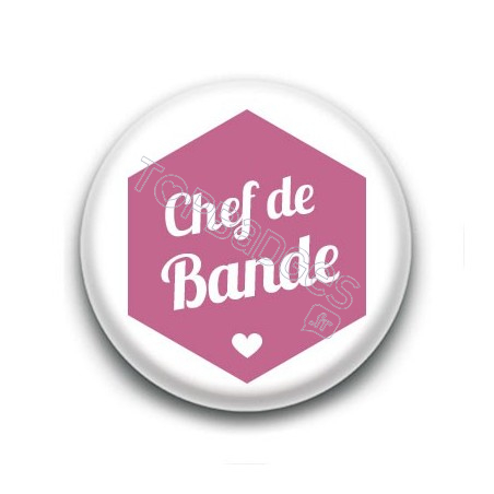 Badge : Hexagone rose, Chef de Bande