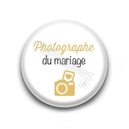 Badge : Picto, Photographe du mariage