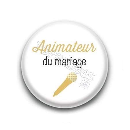 Badge : Picto, Animateur du mariage