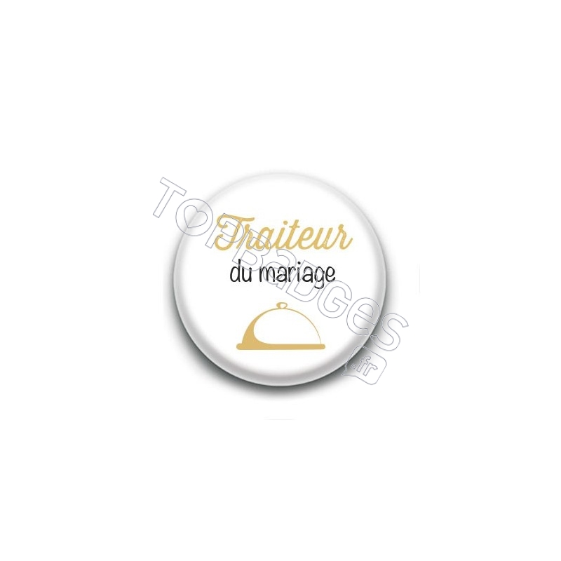 Badge : Picto, Traiteur du mariage
