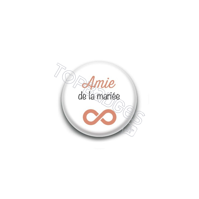 Badge : Picto, Amie de la mariée