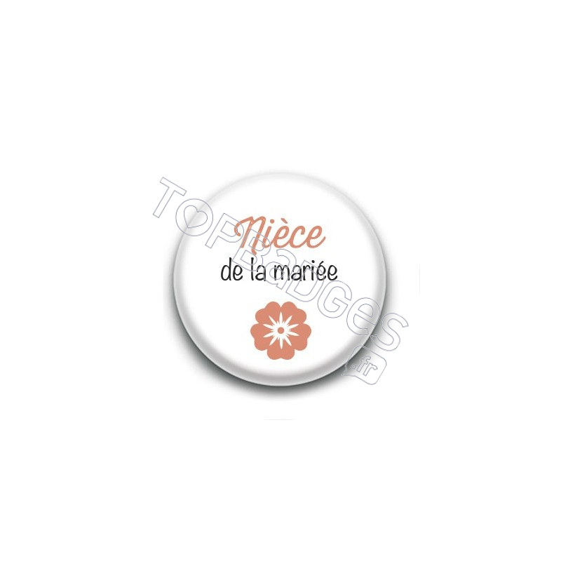 Badge : Picto, Nièce de la mariée