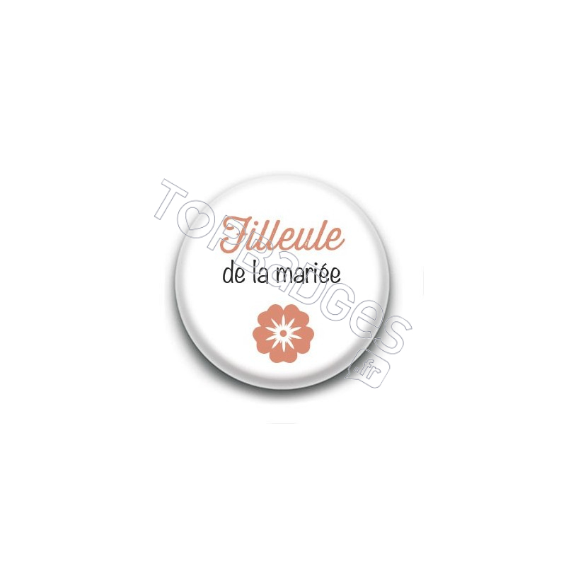 Badge : Picto, Filleule de la mariée