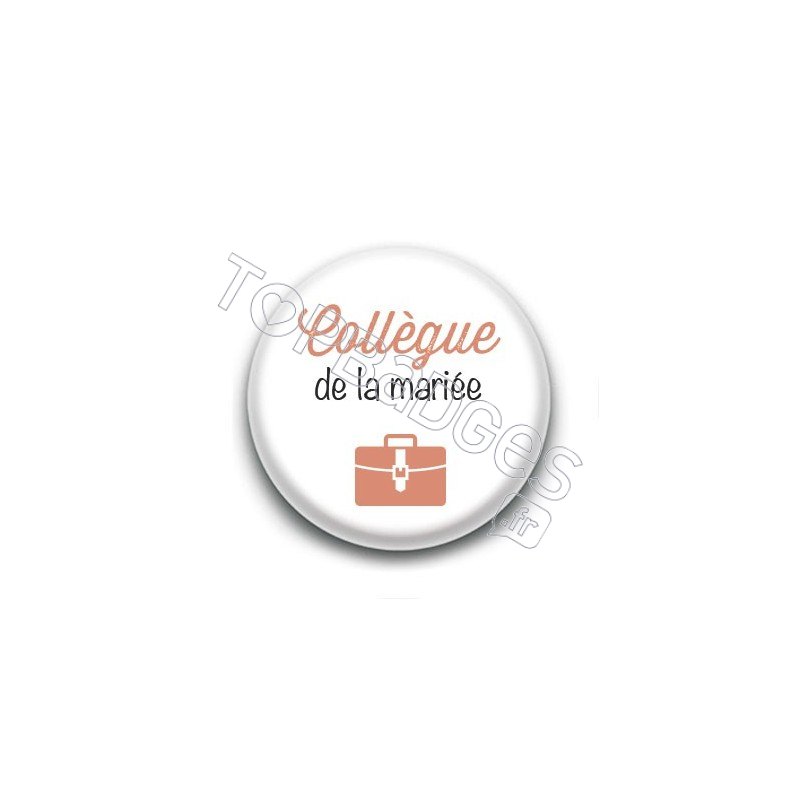 Badge : Picto, Collègue de la mariée