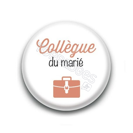 Badge : Picto, Collègue du marié