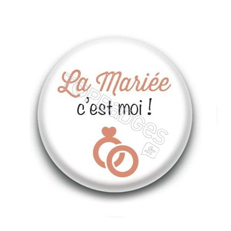 Badge : Picto, la mariée c'est moi !