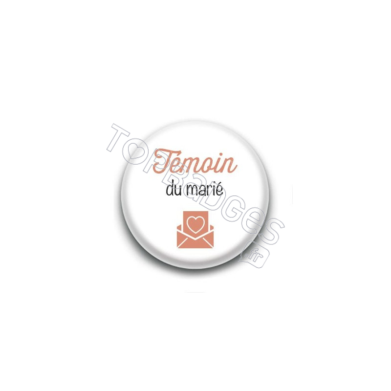 Badge : Picto, Témoin du marié