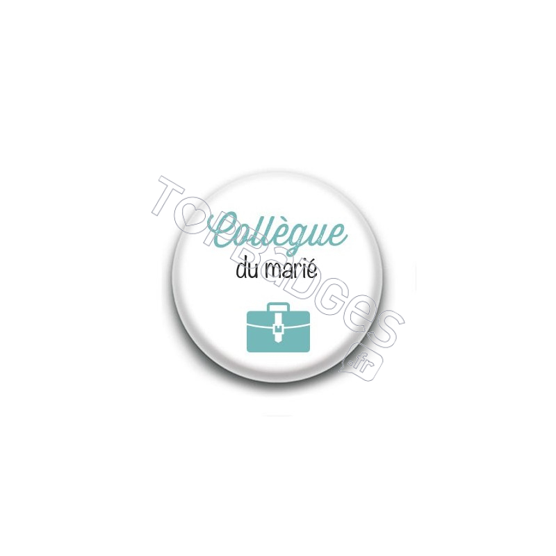 Badge : Picto, Collègue du marié