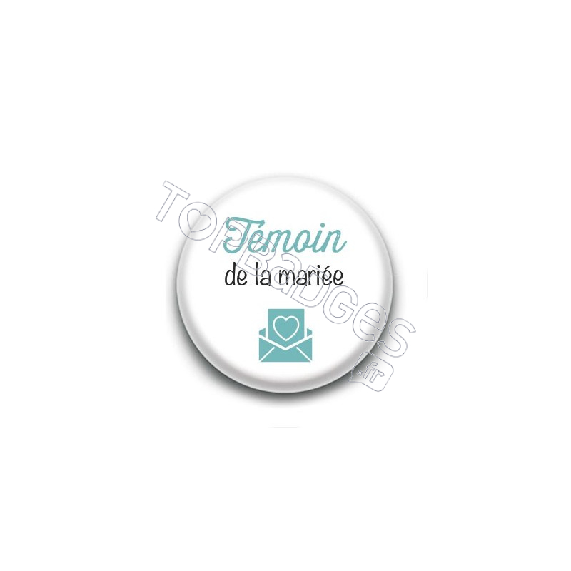 Badge : Picto, Témoin de la mariée