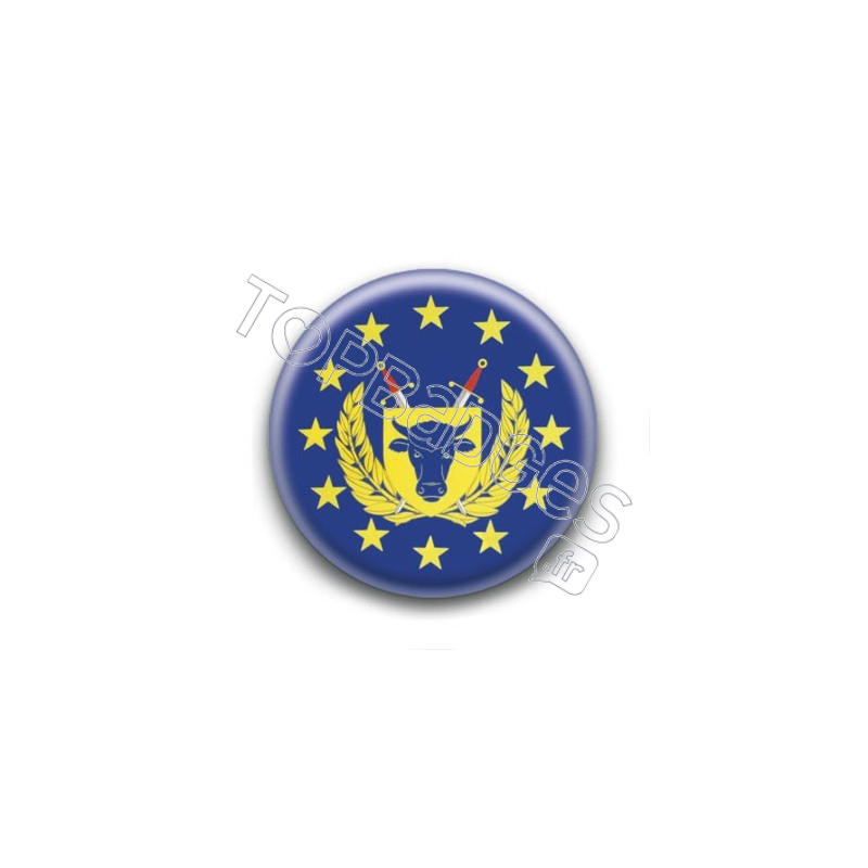 Badge : Drapeau des forces armées de l'Union Européenne