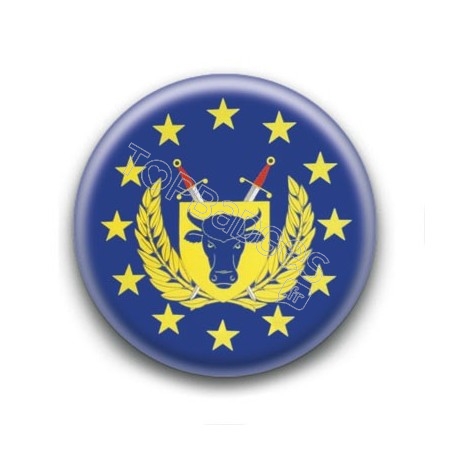 Badge : Drapeau des forces armées de l'Union Européenne