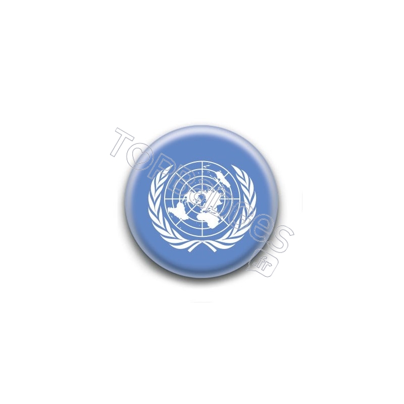 Badge : Drapeau de l'ONU