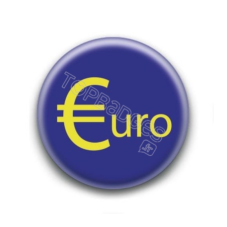 Badge : Drapeau zone euro