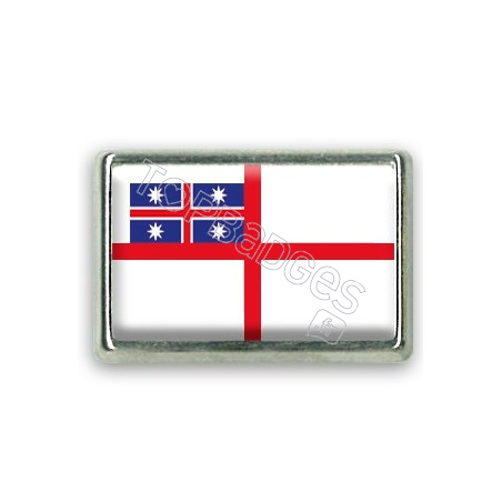 Pins rectangle : Drapeau tribus unies de Nouvelle Zélande