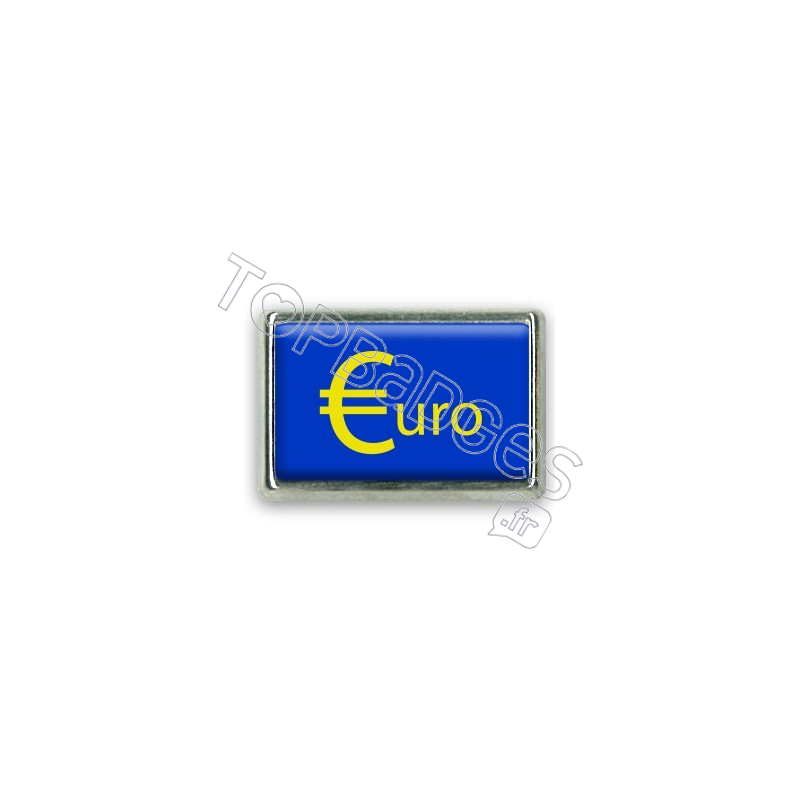 Pins rectangle : Drapeau zone euro