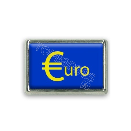 Pins rectangle : Drapeau zone euro
