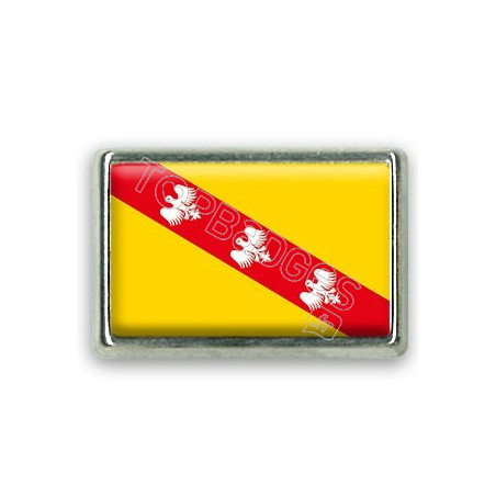 Pins rectangle : Drapeau Lorraine