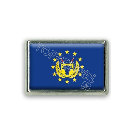 Pins rectangle : Drapeau forces armées de l'Union Européenne