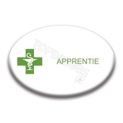Badge ovale : Apprentie
