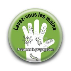 Badge Lavez vous les mains