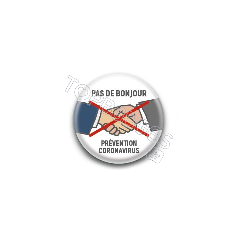 Badge pour vous protéger de la grippe