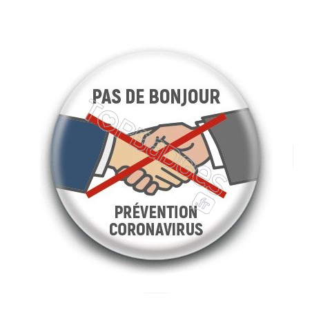 Badge pour vous protéger de la grippe