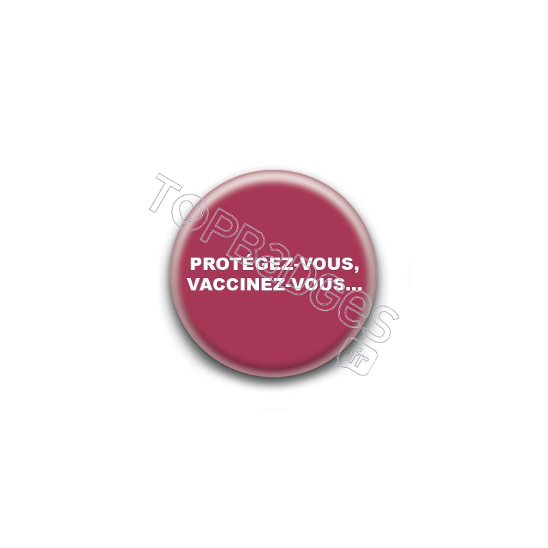 Badge pour vous protéger de la grippe